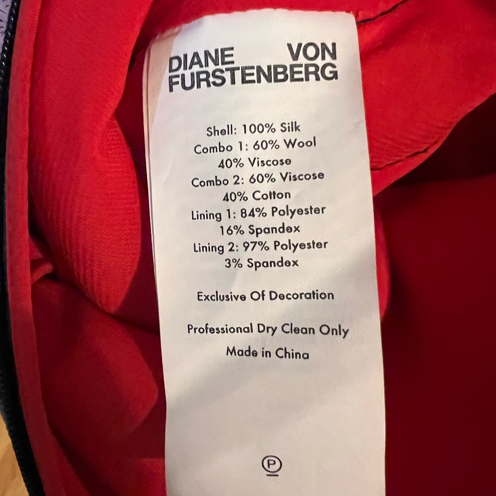 Diane Von Furstenberg one-of-a-kind D-Ring Crossover Sequins & Silk Dress - Picture 7 of 16